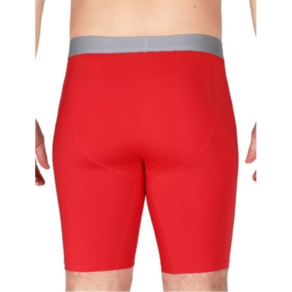 Mens Performance Long Leg Stretch Nylon Boxer Briefs Underwear 3 Pack Size S - Picture 6 of 7